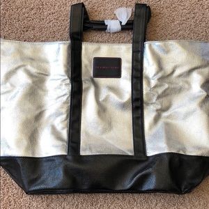 VS Silver Futuristic Oversized Tote 👜